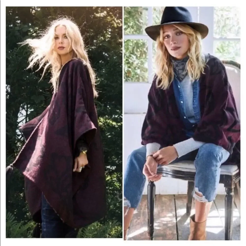Cleobella Sevigny Capelet Poncho - Picture 3 of 12